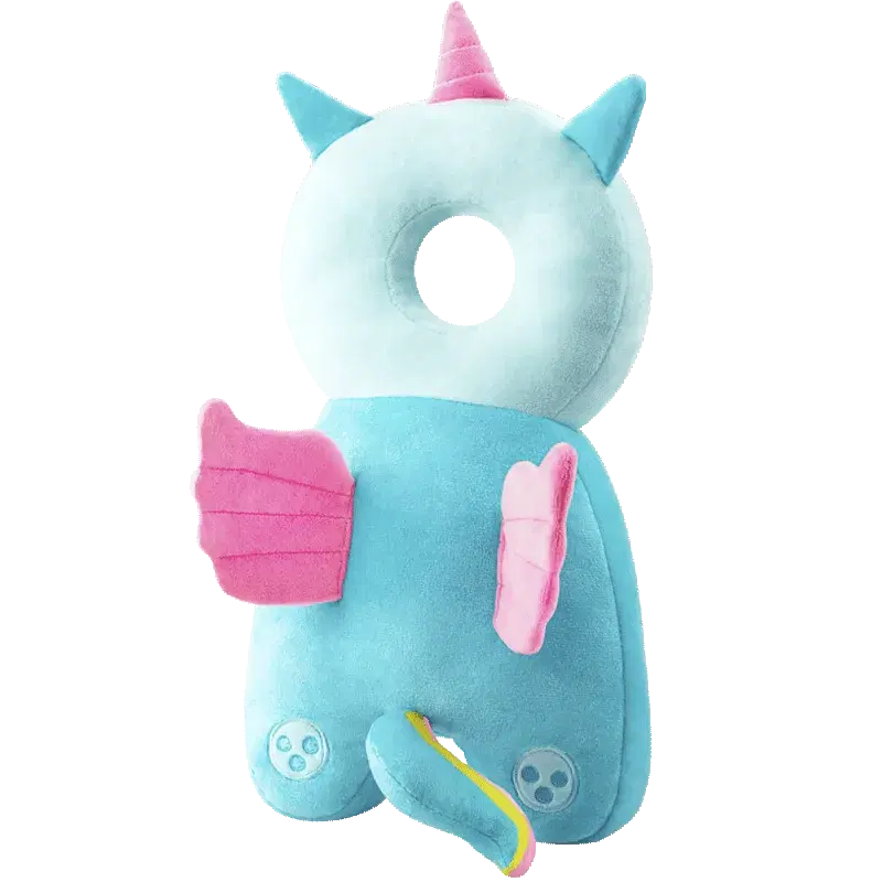 Mochila Protector Para Cabeza Y Cuello Caidas Bebes Turkesa
