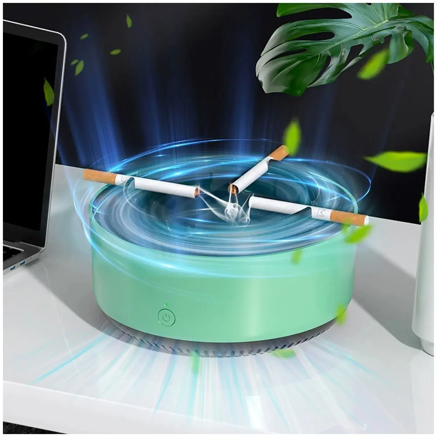 Purificador De Aire Smart Para Cenicero De Cigarrillos