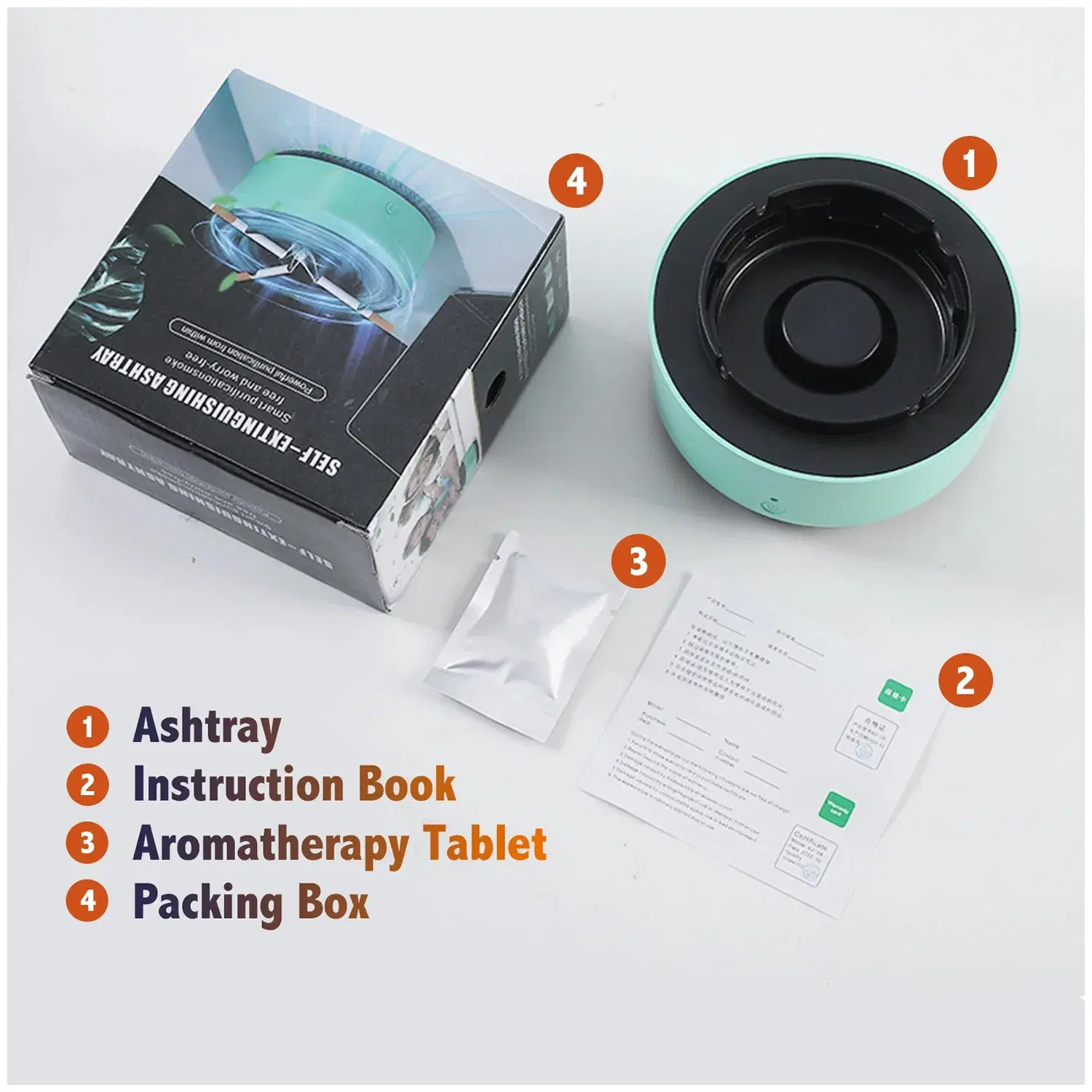Purificador De Aire Smart Para Cenicero De Cigarrillos