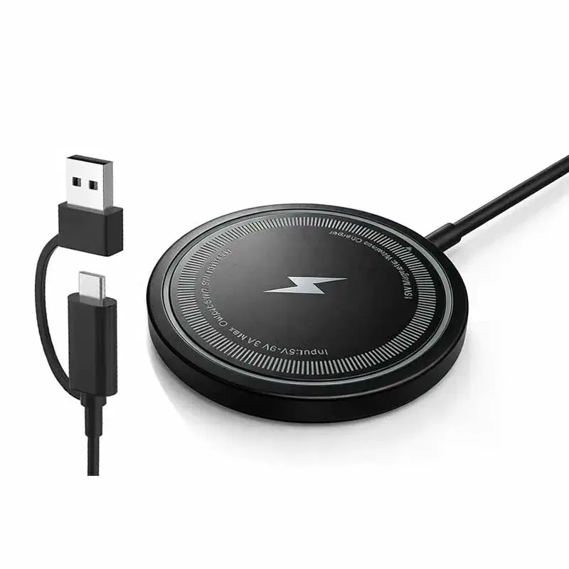 Cargador Inalambrico Magnetico 15w Para Iphone Cable Usb-c